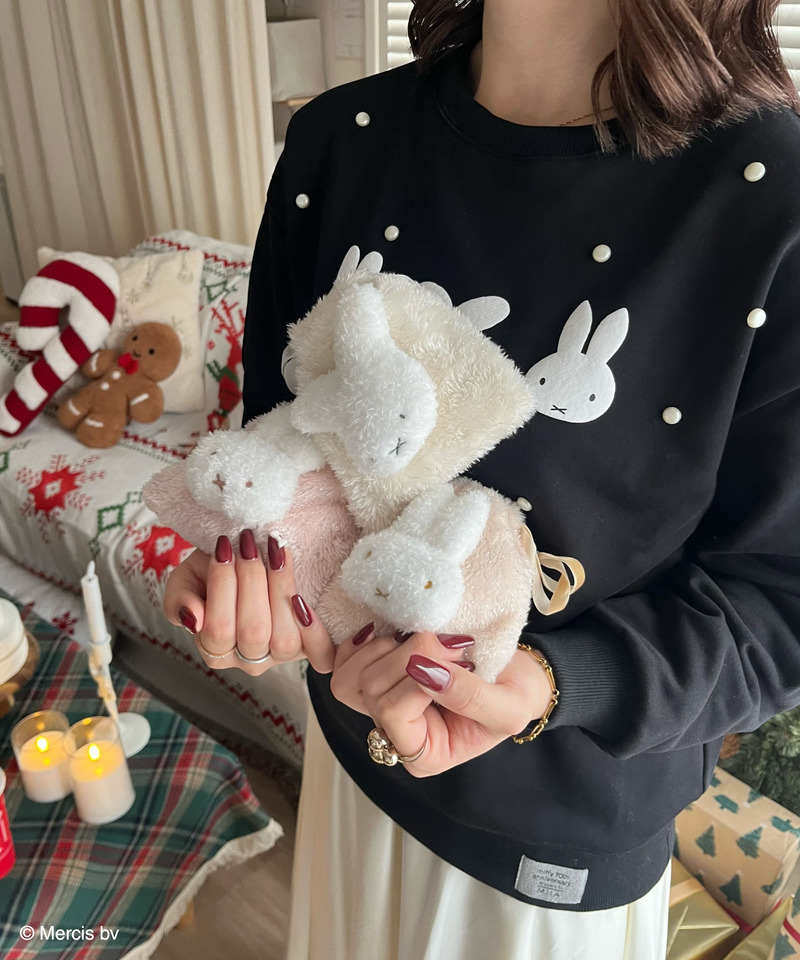 miffy 巾着付き総柄エコバッグ 詳細画像 オフホワイト 5