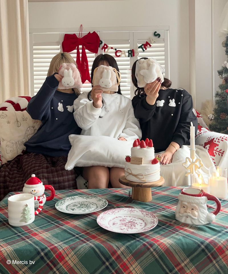 miffy 巾着付き総柄エコバッグ 詳細画像 ピンク 3