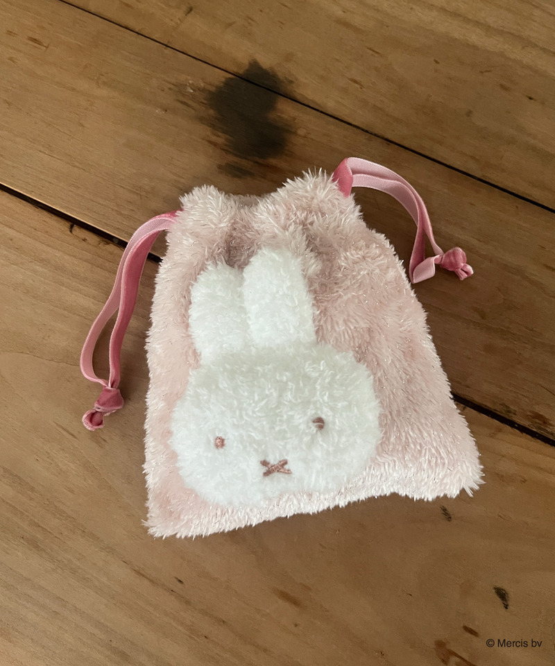 miffy 巾着付き総柄エコバッグ 詳細画像 ピンク 5