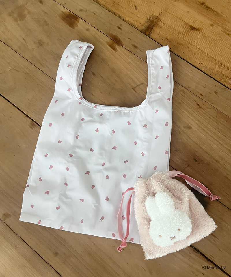 miffy 巾着付き総柄エコバッグ 詳細画像 ピンク 6