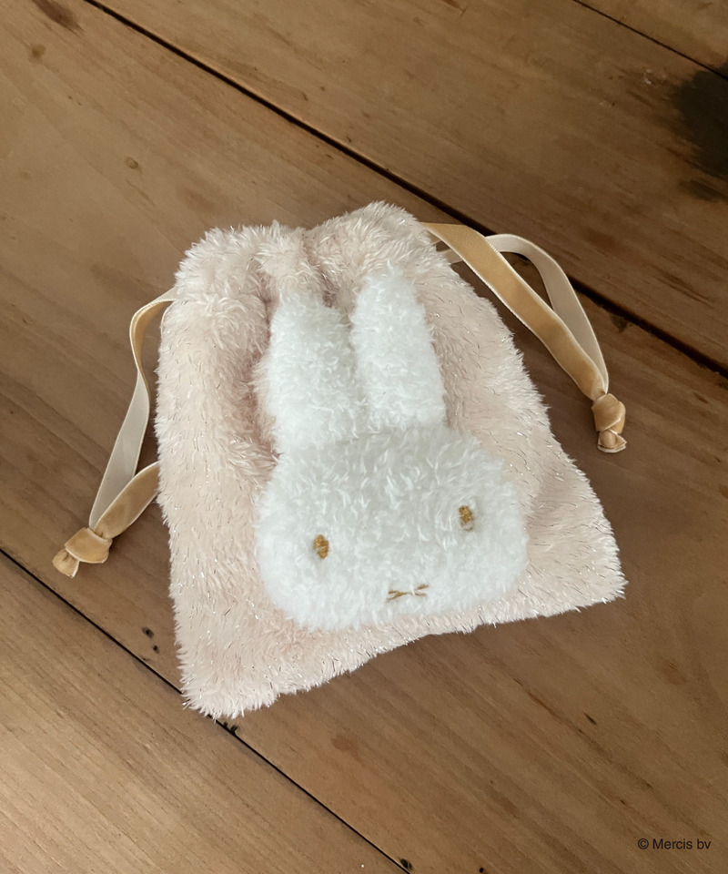 miffy 巾着付き総柄エコバッグ 詳細画像 ベージュ 5