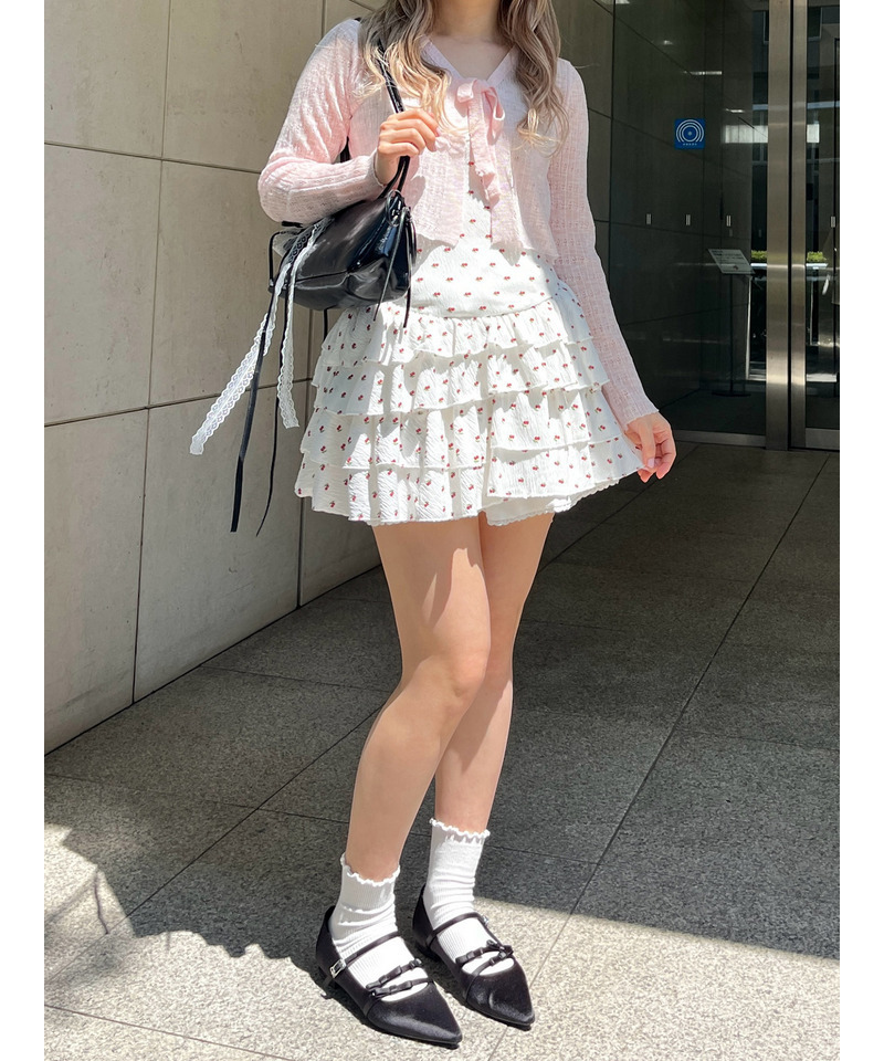 チェリーティアードワンピース 詳細画像 オフホワイト 2