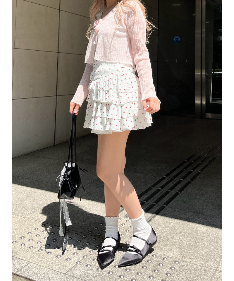 チェリーティアードワンピース 詳細画像 オフホワイト 3