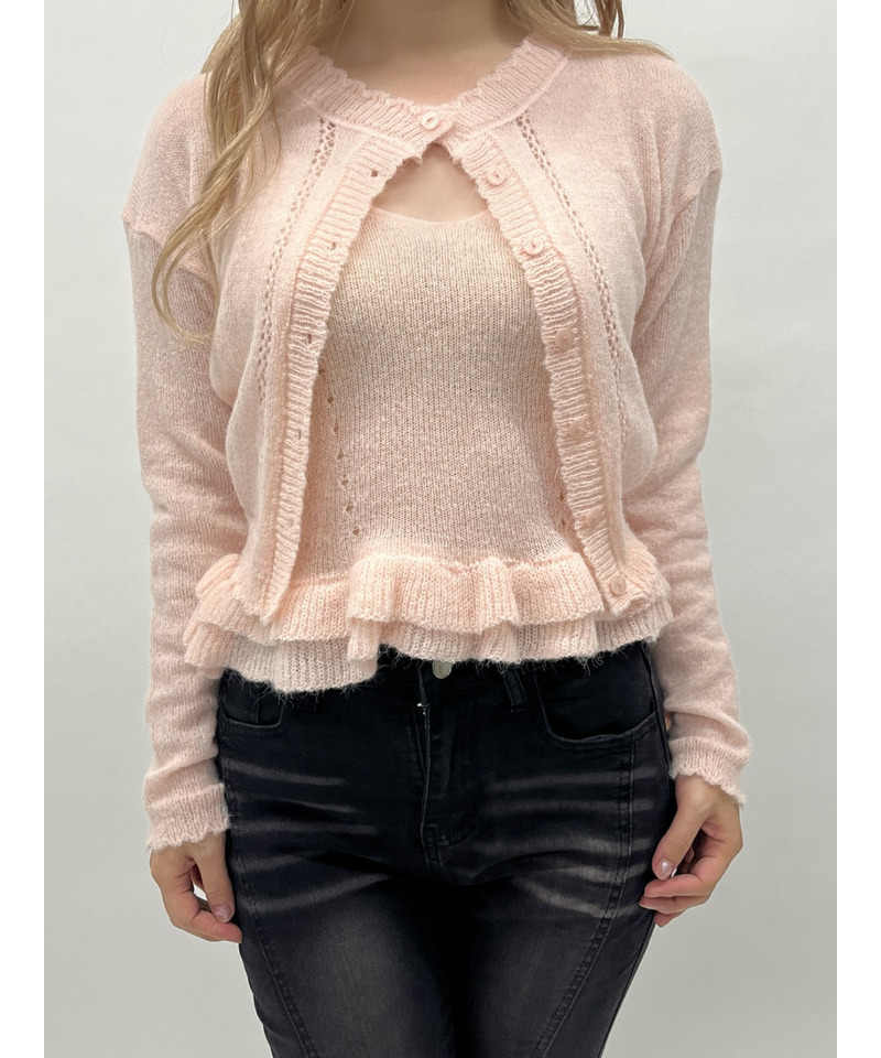 マシュマロニットSET 詳細画像 ピンク 1