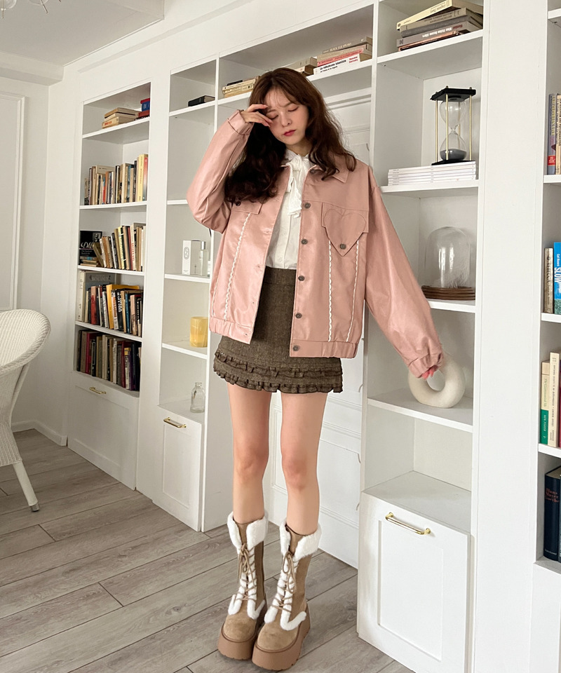 裾フリルスカート 詳細画像 ブラウン 11