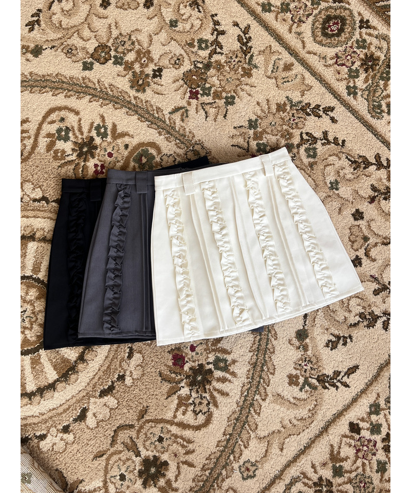 フリル台形スカート 詳細画像 ベージュ 20