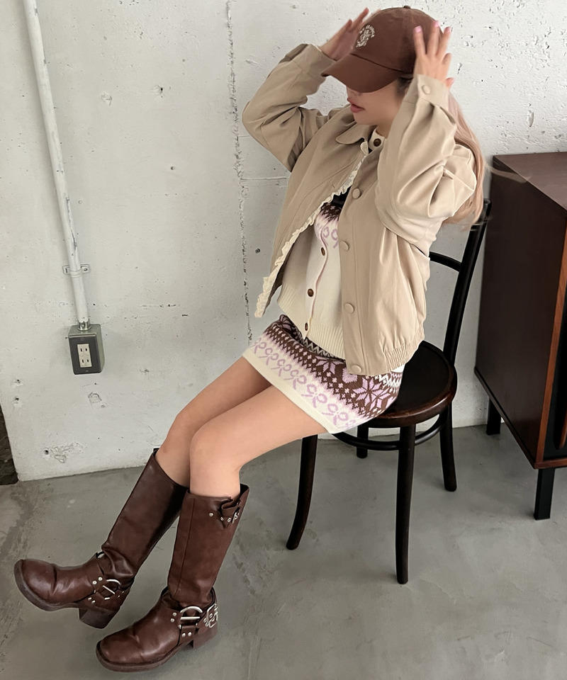 ガーリーノルディックニットSETUP 詳細画像 オフホワイト 27