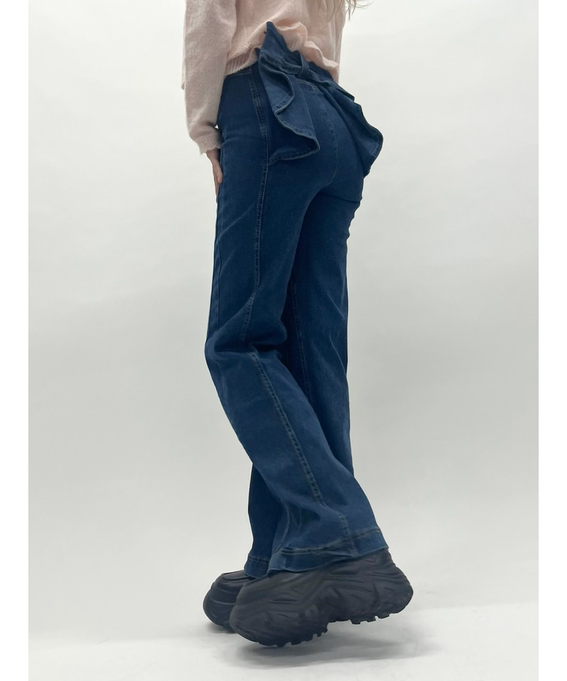 バックリボンデニム 詳細画像 ブルー 17