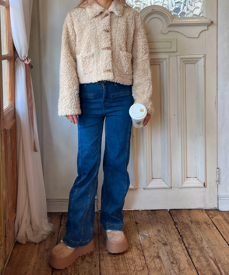 バックリボンデニム 詳細画像 ブルー 22