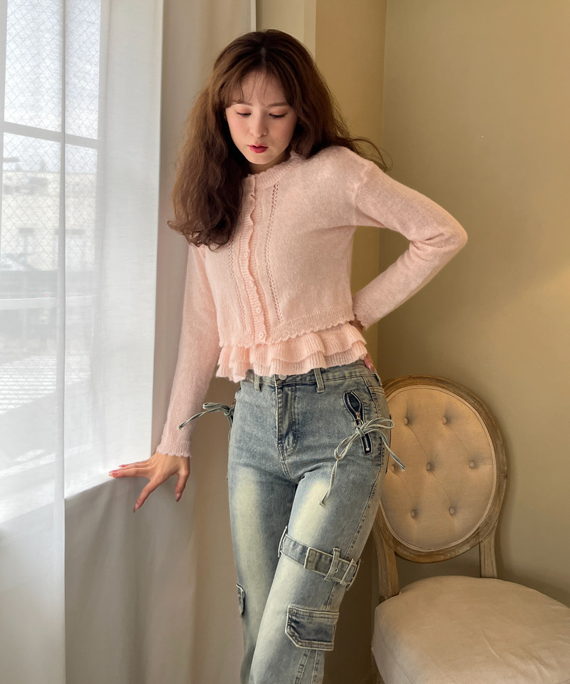 サイドベルトカーゴフレアデニム 詳細画像 BL 10