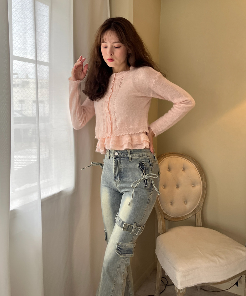 サイドベルトカーゴフレアデニム 詳細画像 BL 11