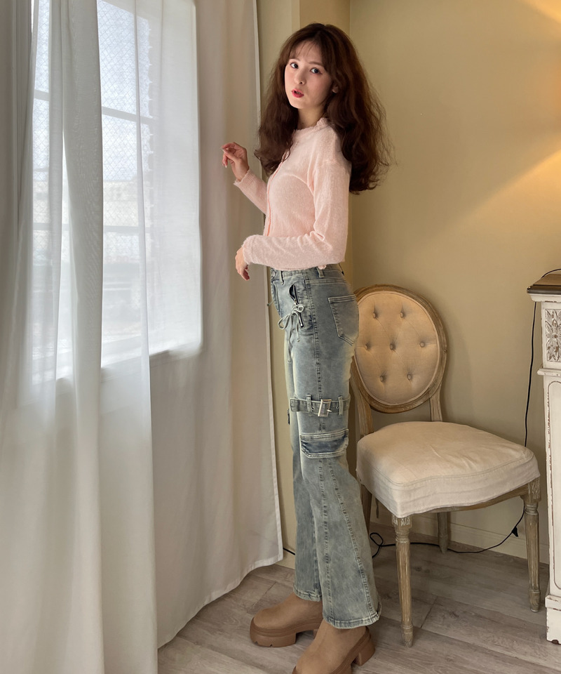 サイドベルトカーゴフレアデニム 詳細画像 BL 23