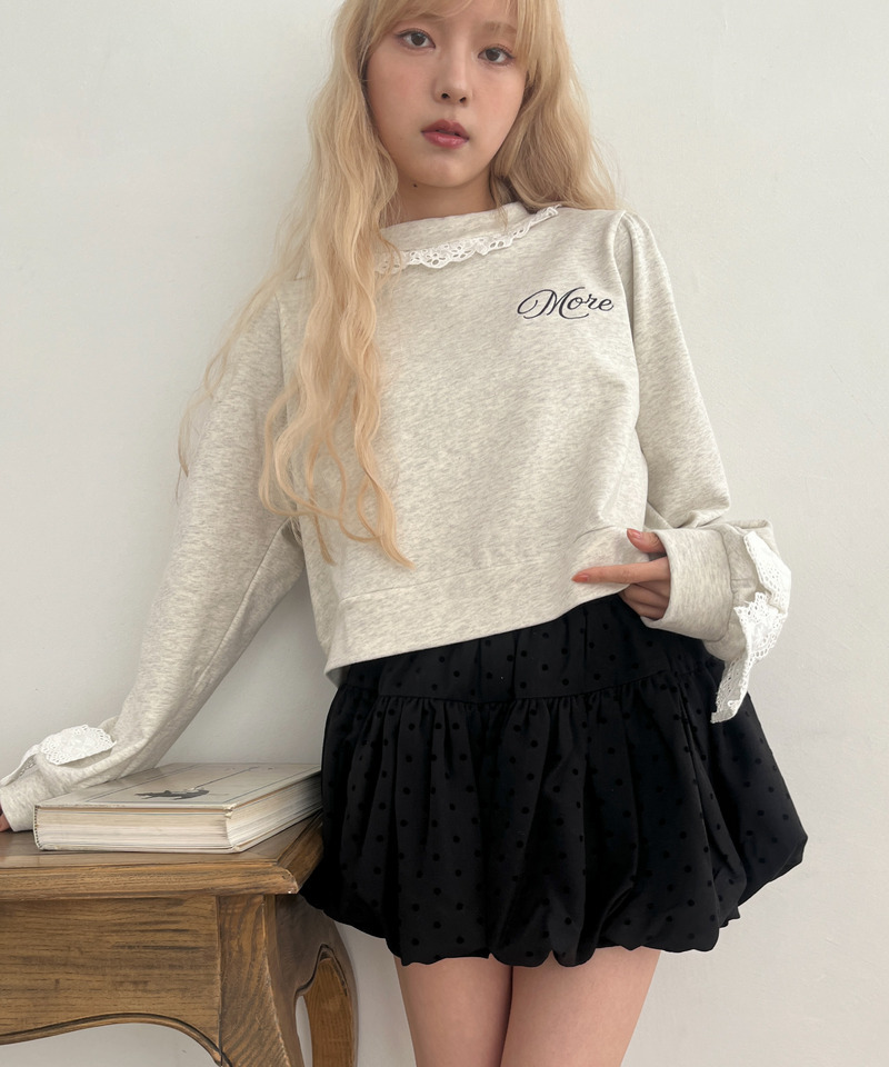 ドットバルーンスカート 詳細画像 ブラック 10