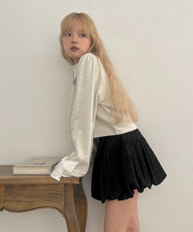 ドットバルーンスカート 詳細画像 ブラック 11