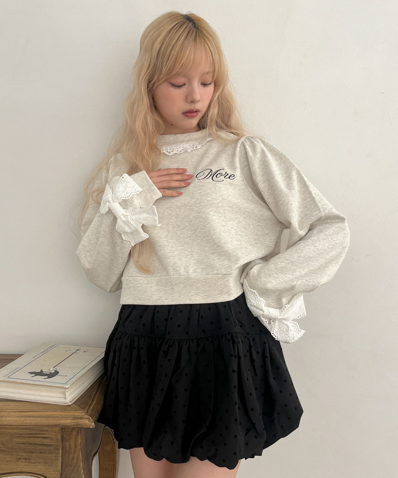 ドットバルーンスカート 詳細画像 ブラック 20