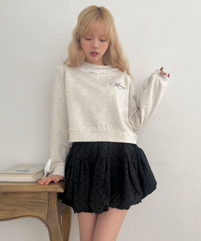 ドットバルーンスカート 詳細画像 ブラック 23