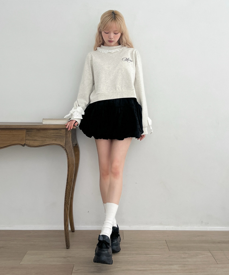 ドットバルーンスカート 詳細画像 ブラック 25