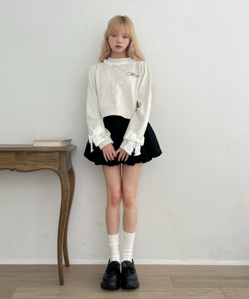 ドットバルーンスカート 詳細画像 ブラック 26