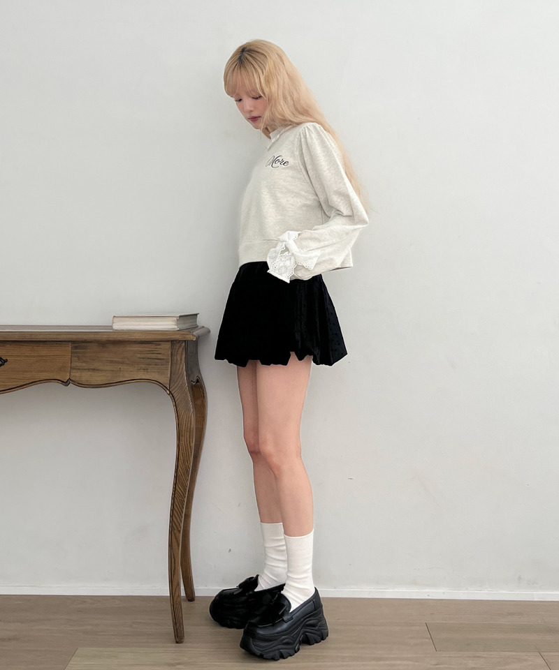 ドットバルーンスカート 詳細画像 ブラック 27