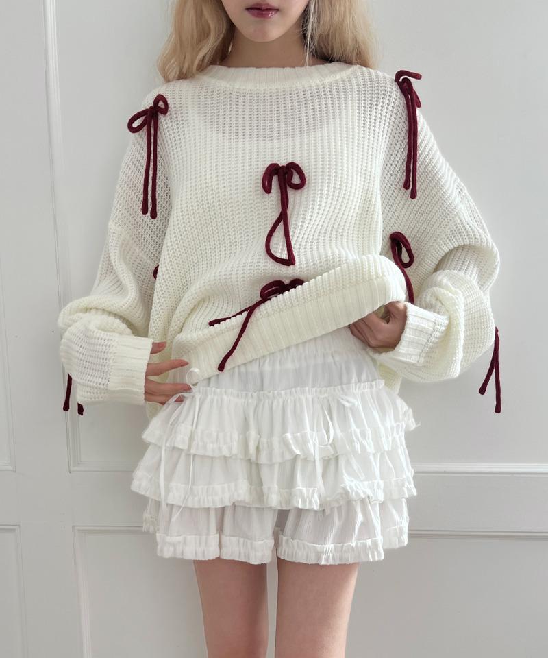 ベルベットフリルスカート 詳細画像 オフホワイト 23