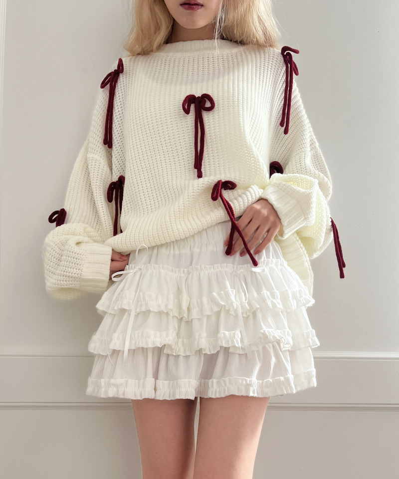 ベルベットフリルスカート 詳細画像 オフホワイト 28