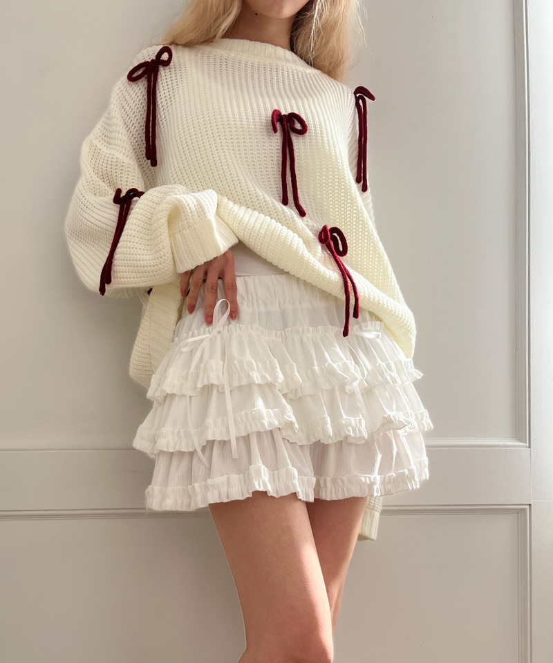 ベルベットフリルスカート 詳細画像 オフホワイト 29