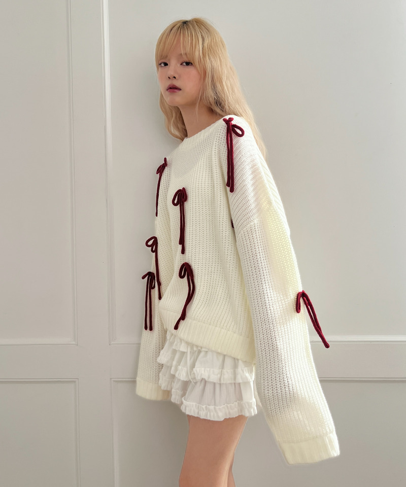 ベルベットフリルスカート 詳細画像 オフホワイト 5