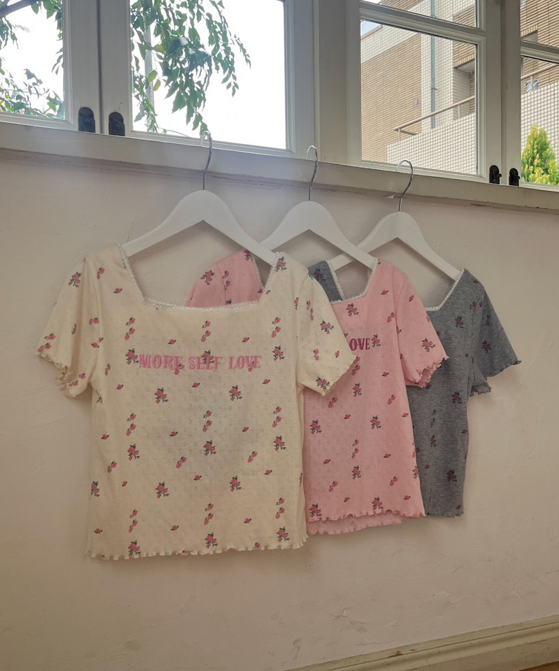 Flower MessageTEE 詳細画像 オフホワイト 14