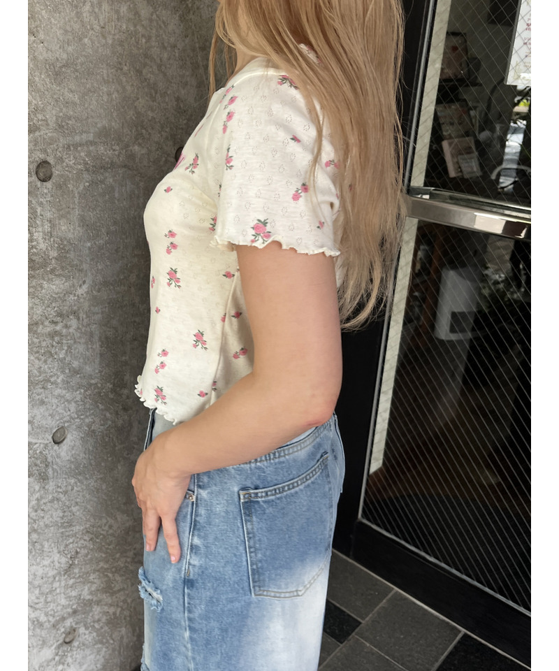 Flower MessageTEE 詳細画像 オフホワイト 6