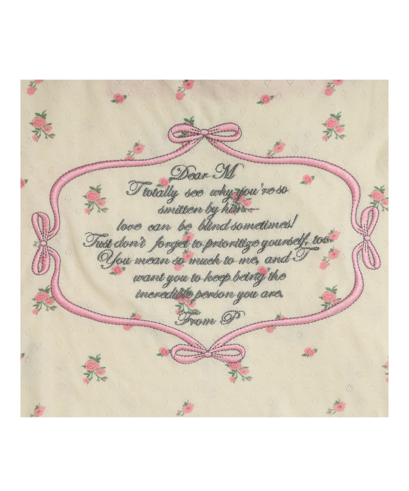 Flower MessageTEE 詳細画像 オフホワイト 8