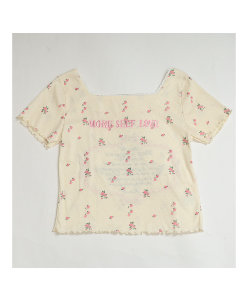 Flower MessageTEE 詳細画像 オフホワイト 9