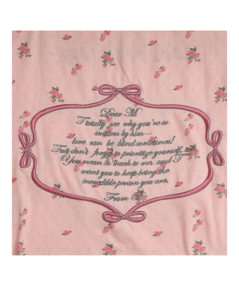 Flower MessageTEE 詳細画像 ピンク 4