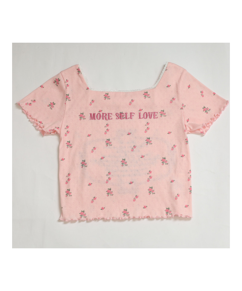 Flower MessageTEE 詳細画像 ピンク 5
