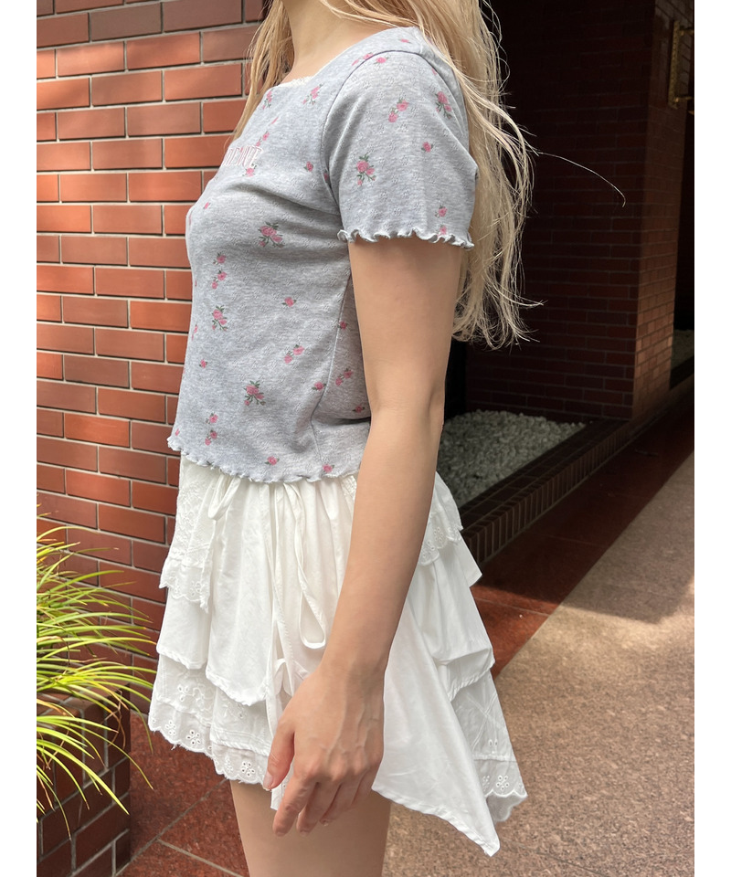 Flower MessageTEE 詳細画像 グレー 2