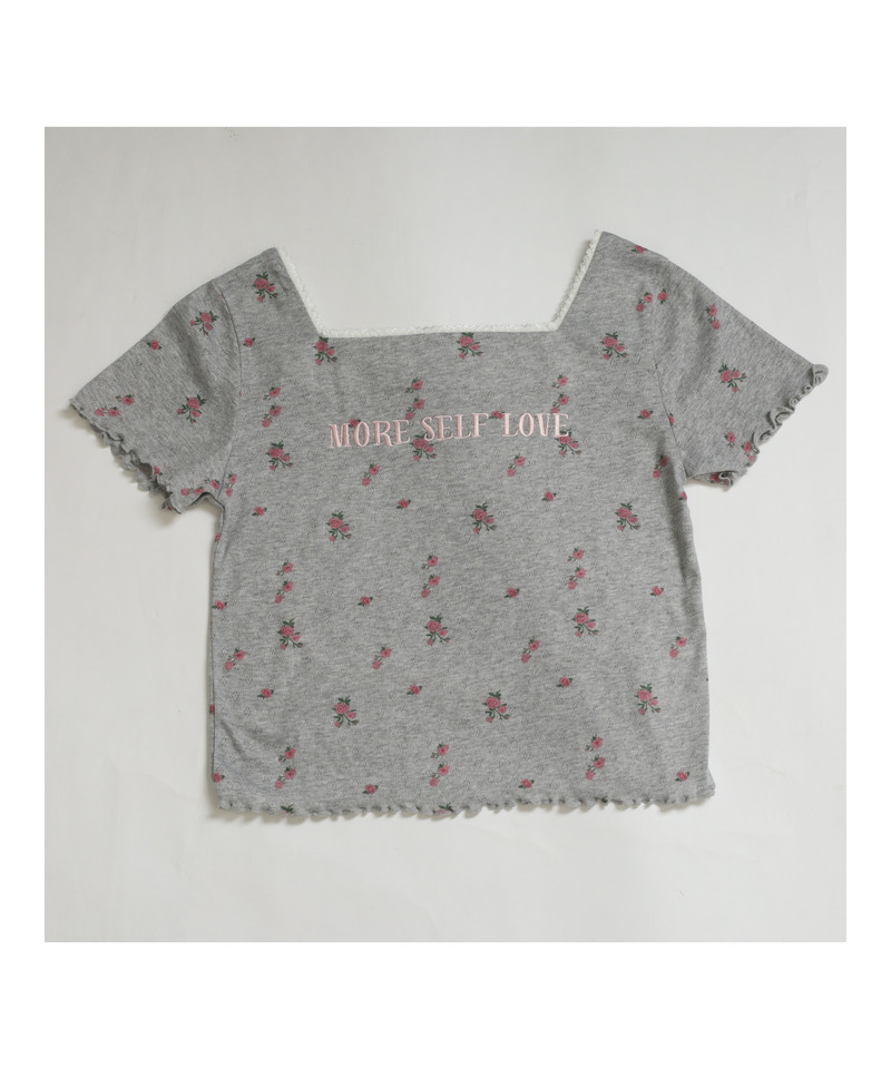 Flower MessageTEE 詳細画像 グレー 7