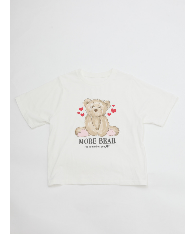 【MORE BEAR】big bear TEE 詳細画像 オフホワイト 6