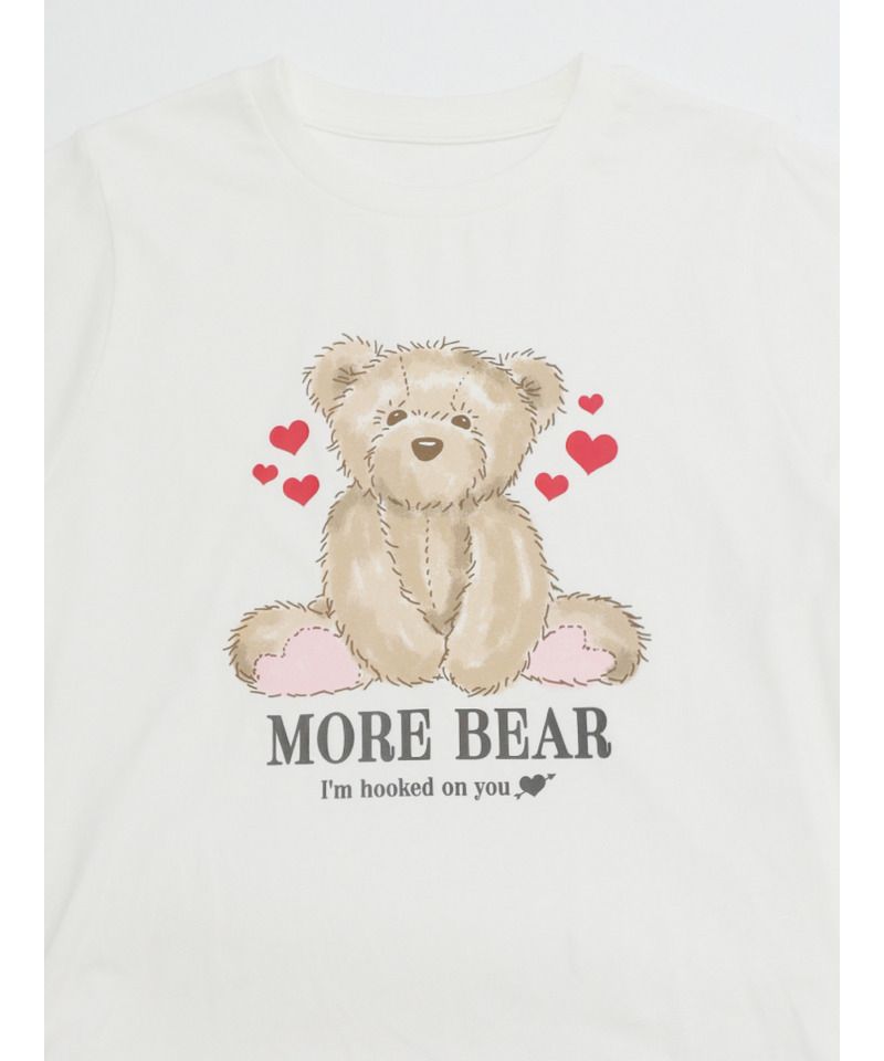 【MORE BEAR】big bear TEE 詳細画像 オフホワイト 7