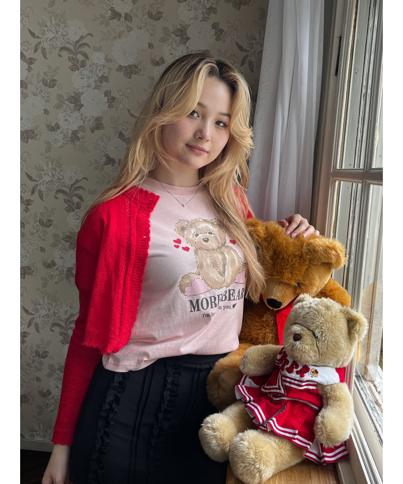【MORE BEAR】big bear TEE 詳細画像 ピンク 20