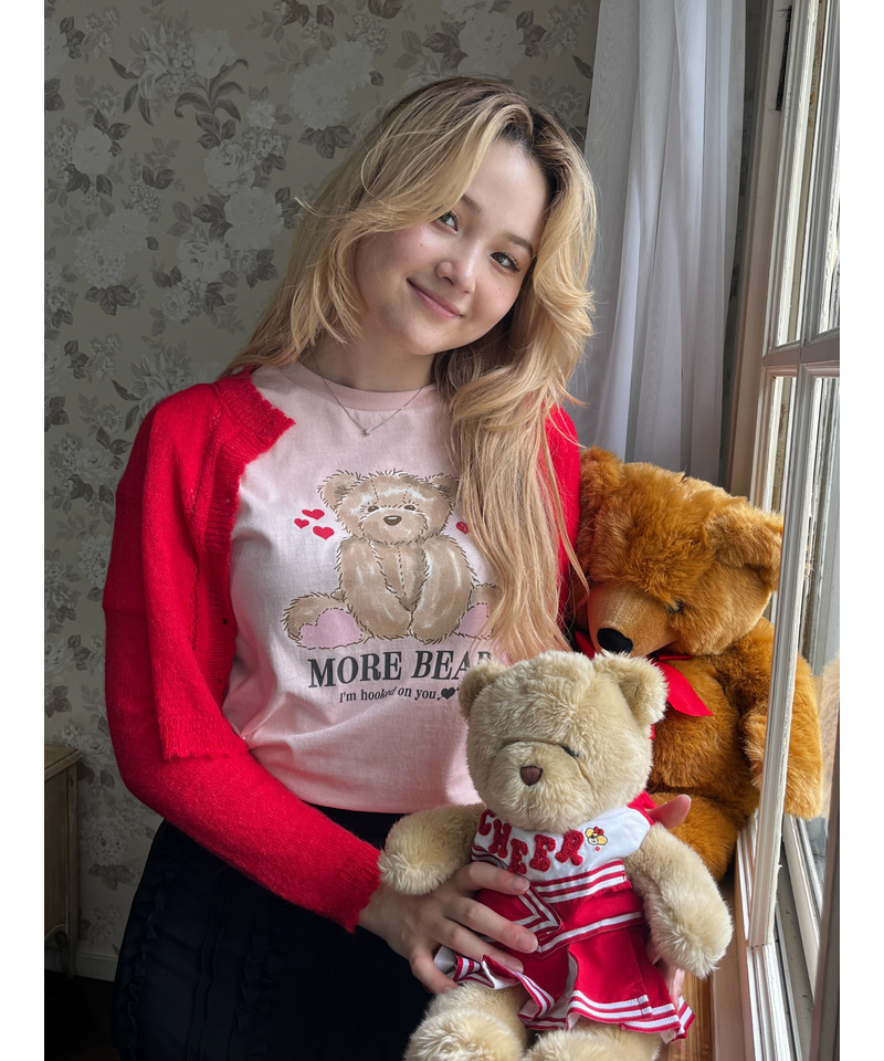 【MORE BEAR】big bear TEE 詳細画像 ピンク 23