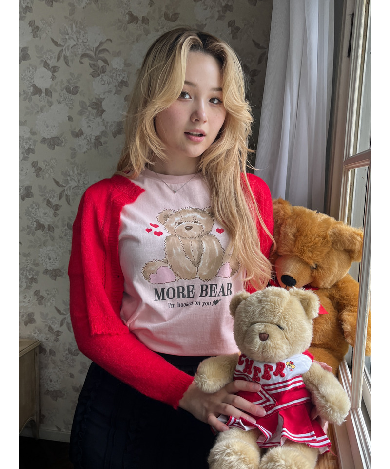 【MORE BEAR】big bear TEE 詳細画像 ピンク 24