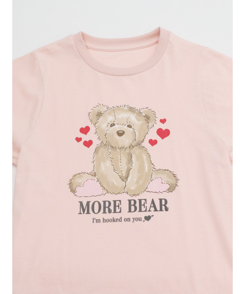 【MORE BEAR】big bear TEE 詳細画像 ピンク 27