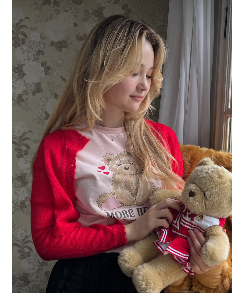 【MORE BEAR】big bear TEE 詳細画像 ピンク 8