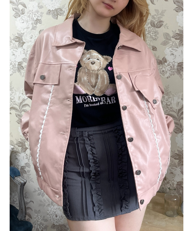 【MORE BEAR】big bear TEE 詳細画像 ブラック 3