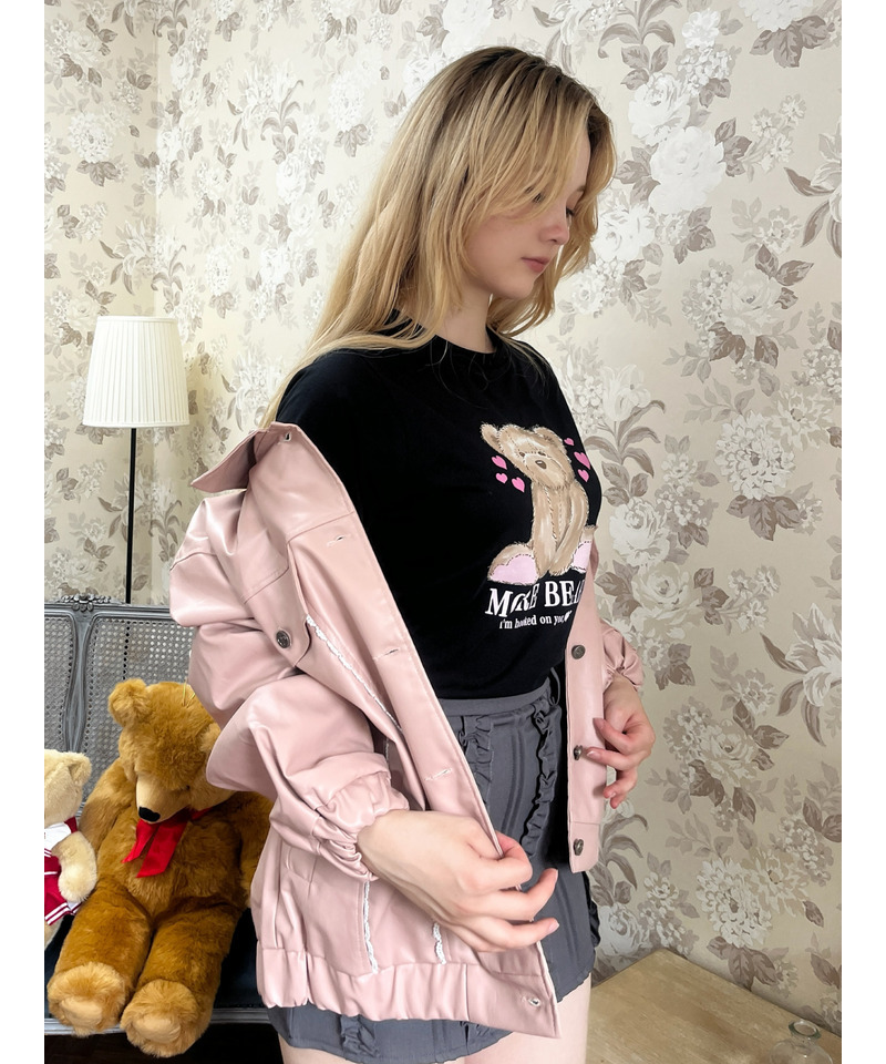 【MORE BEAR】big bear TEE 詳細画像 ブラック 4