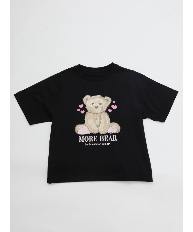 【MORE BEAR】big bear TEE 詳細画像 ブラック 6