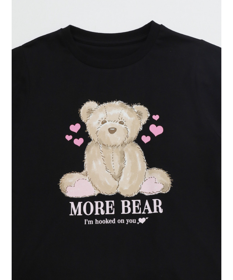 【MORE BEAR】big bear TEE 詳細画像 ブラック 7