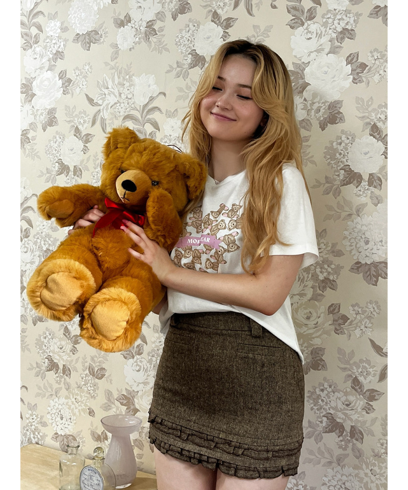 【MORE BEAR】heart bear TEE 詳細画像 オフホワイト 13