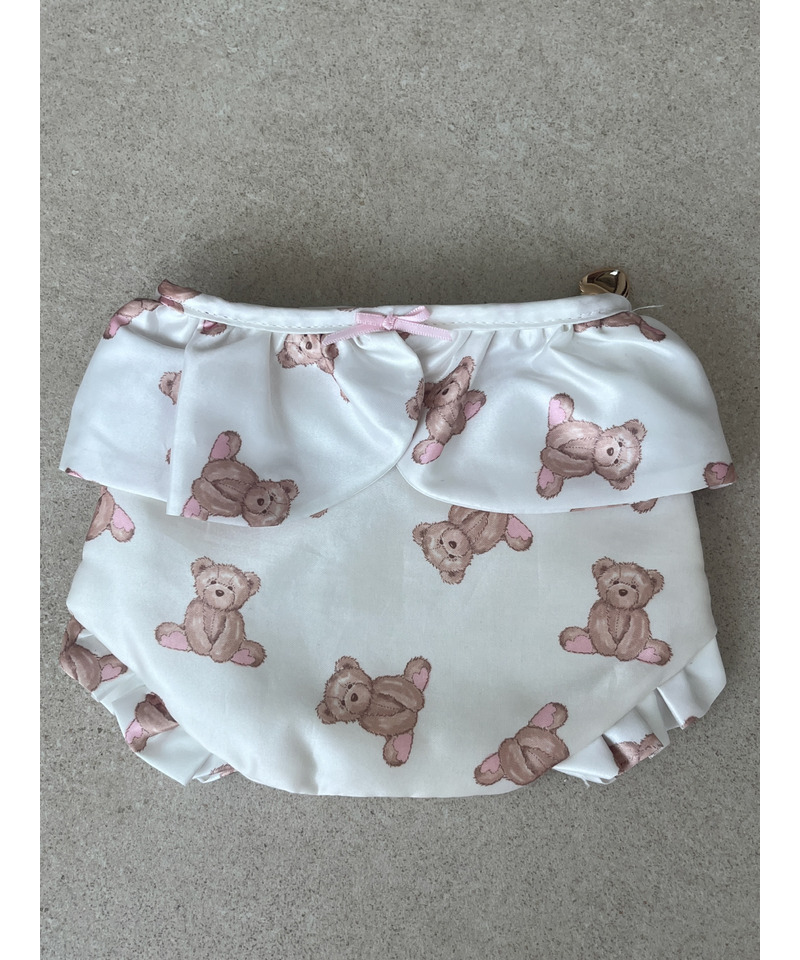 【MORE BEAR】bear PANTIES POUCH 詳細画像 オフホワイト 2