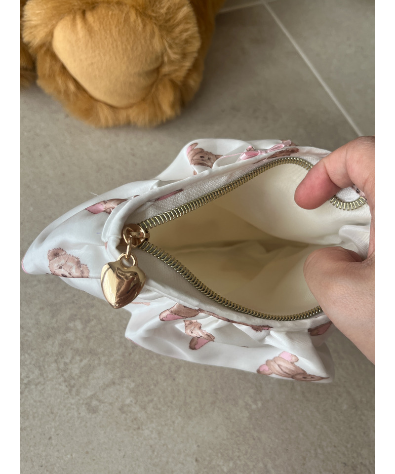 【MORE BEAR】bear PANTIES POUCH 詳細画像 オフホワイト 4