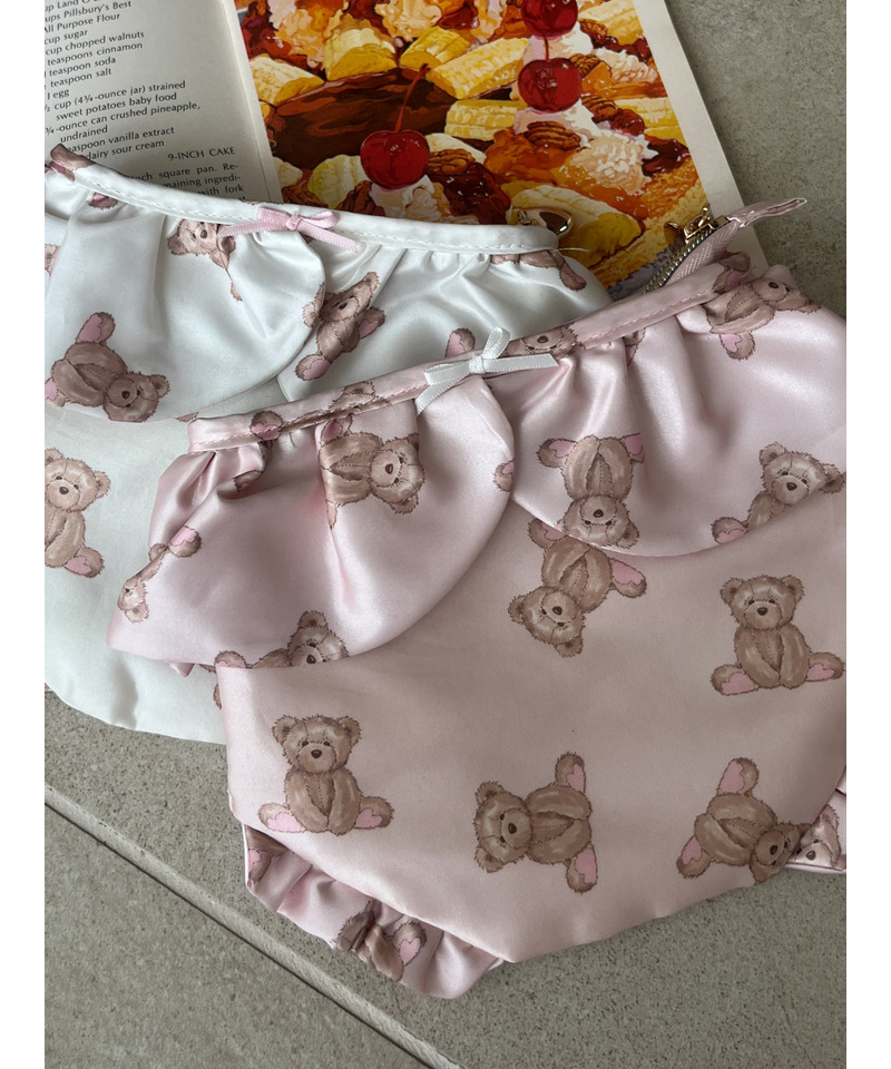 【MORE BEAR】bear PANTIES POUCH 詳細画像 オフホワイト 6